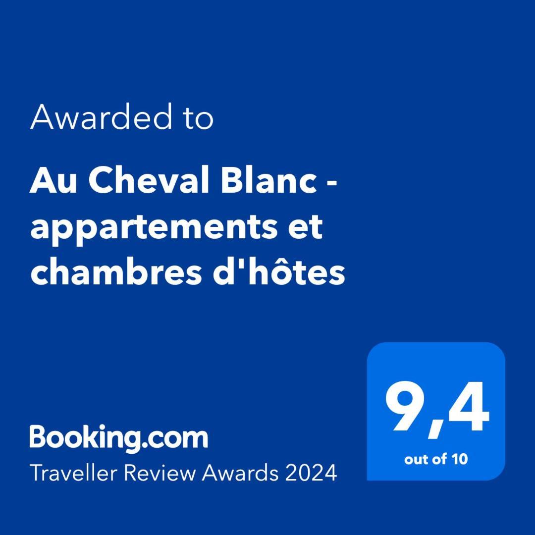 Au Cheval Blanc - appartements et chambres d'hôtes Albertville Exterior foto